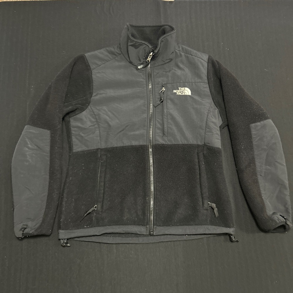 The North Face Denali Polartec Fleece Jacket Black Womens Small Full Zip Coat